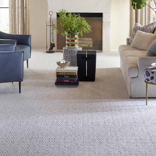 Living Room Pattern Carpet - Darrow's Carpets in Stanwood, WA